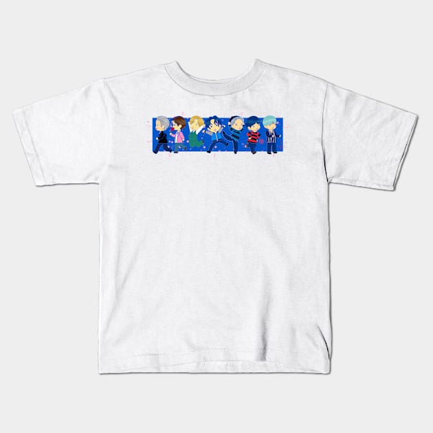 BTS Kids T-Shirt by EV Visuals